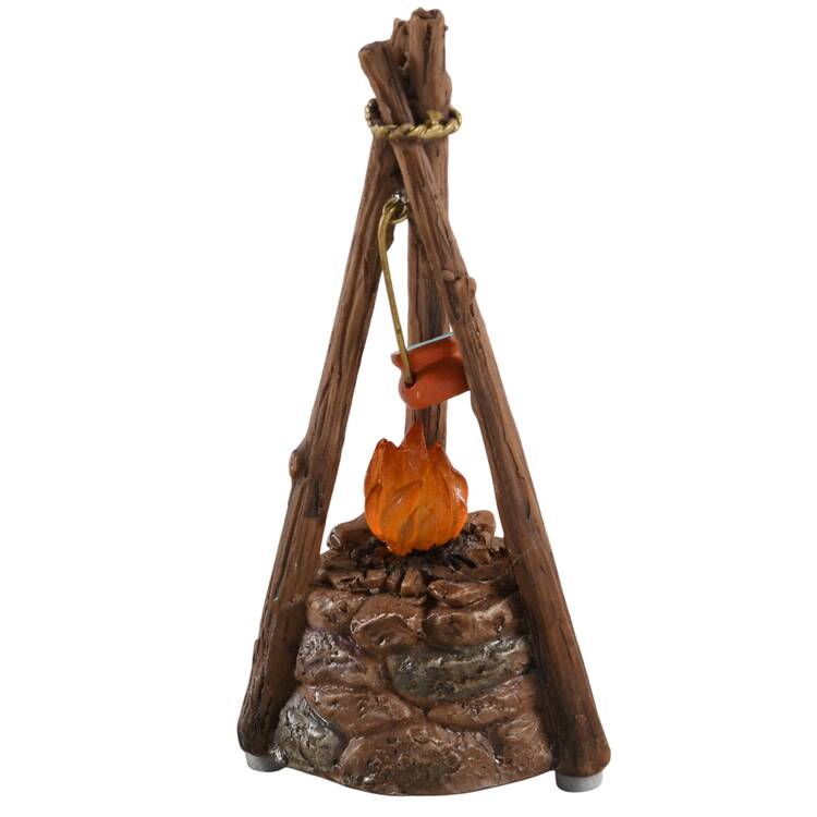 Fontanini Heirloom Nativity 5" Scale Campfire-Lighted - With Box Bx340