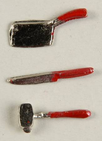 Fontanini Heirloom Nativity 5" Scale Tools-Red-Set Of 3 - With Box