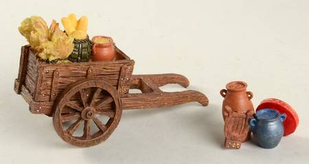 Fontanini Heirloom Nativity 5" Scale Harvest Cart Set - Boxed