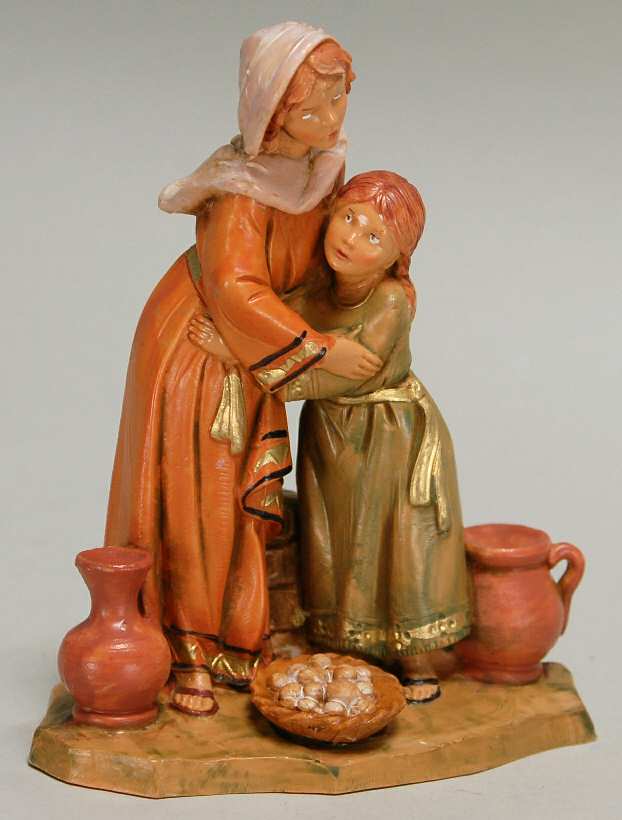 Fontanini Heirloom Nativity 5" Scale Darah & Grace - Boxed