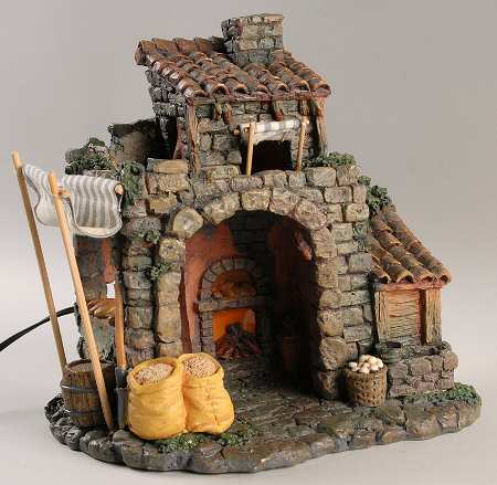 Fontanini Heirloom Nativity 5" Scale Bakery-Lighted - Boxed
