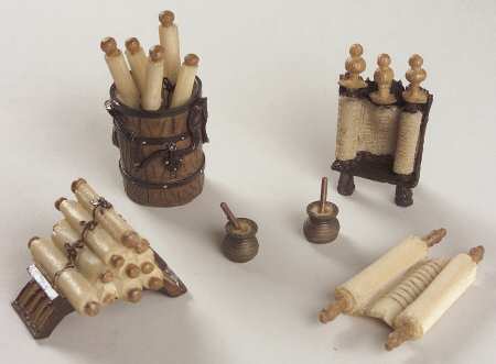 Fontanini Heirloom Nativity 5" Scale Writing Accessories-Set Of 6 - Boxed