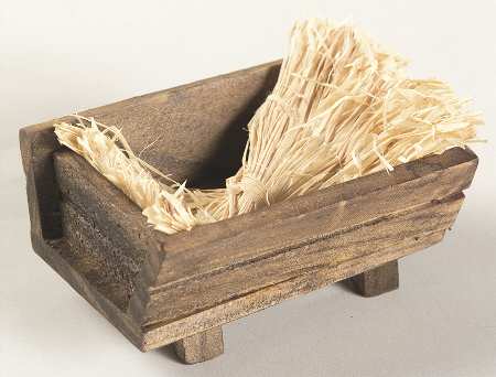 Fontanini Heirloom Nativity 5" Scale Manger - Boxed
