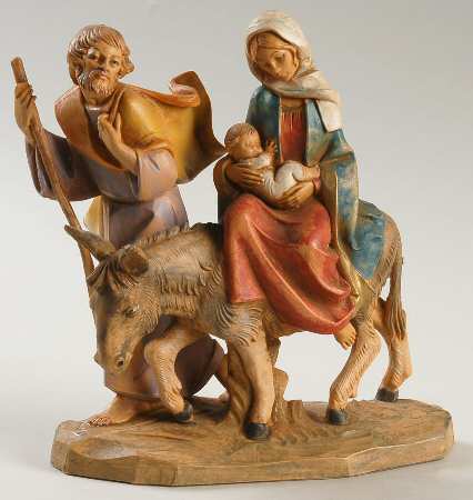 Fontanini Heirloom Nativity 5" Scale Flight Into Egypt - Boxed