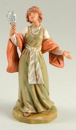 Fontanini Heirloom Nativity 5" Scale Daphne, Jewelry Woman, Centenn - Boxed