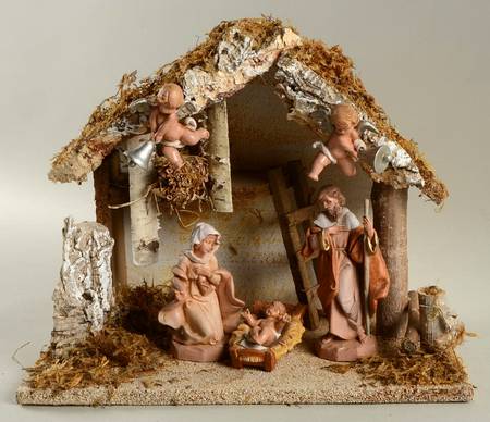 Fontanini Heirloom Nativity 5" Scale Wedding Gift Nativity Set - With Box Bx354