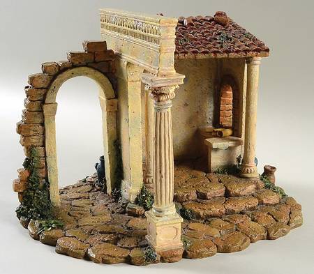 Fontanini Heirloom Nativity 5" Scale Census Building-Lighted - Boxed