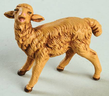 Fontanini Nativity 5" Scale Older Sheep-Brown-Head Up - No Box