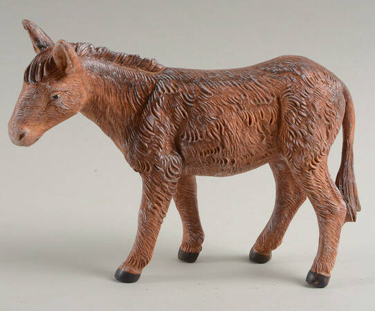 Fontanini Nativity 7.5" Standing Donkey - Boxed