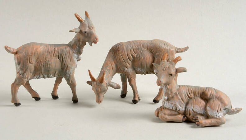 Fontanini Nativity 7.5" Goats-Set Of 3 - Boxed by Roman