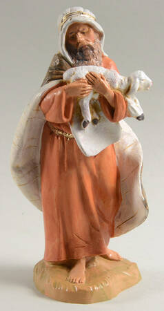 Fontanini Nativity 7.5" Isaiah-Shepherd With Sheep - Boxed