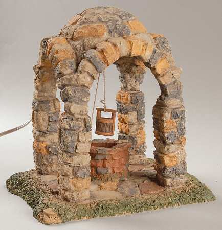 Fontanini Nativity 7.5" Lited Dome Well - Boxed