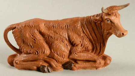 Fontanini Nativity 7.5" Older Seated Ox - Boxed