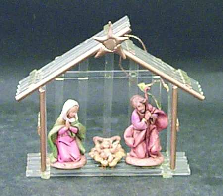 Nativity Fontanini Ornament Nativity Stable - Boxed