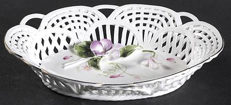 Ramex Cluj Collection Giftware Violet Basket - No Box
