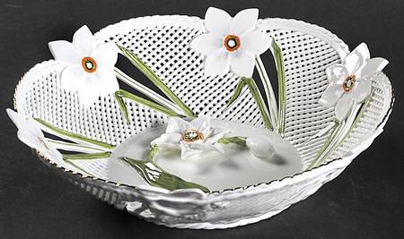 Ramex Cluj Collection Giftware Narcissus 3-D Basket - No Box