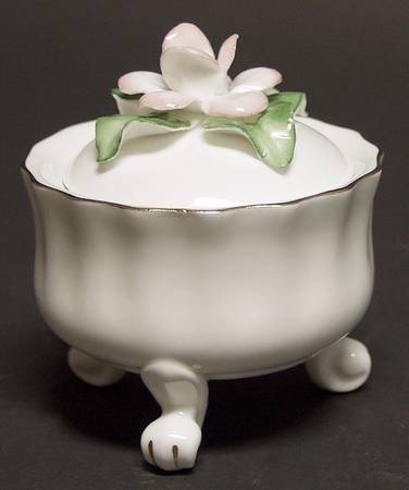 Ramex Cluj Collection Giftware Mia-Covered Box-Magnolia - No Box