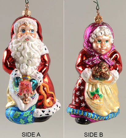 Santas His And Hers (2-Sided) - No Box