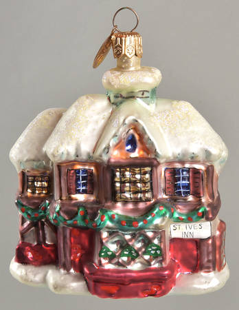 Buildings & Churches Dainty Alpine Frostville-St Ives Inn - No Box