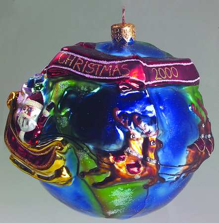 2000 Dated Ornaments Globe Trotter - No Box