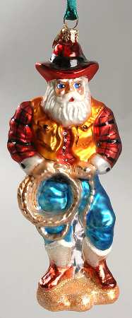 Santa-Western Influence Rootin' Tootin' Nick-Red Hat - No Box