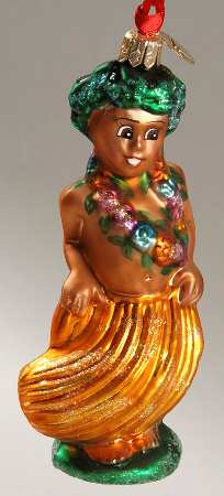 Surf & Sun Ornaments Happy Hula-Man - No Box