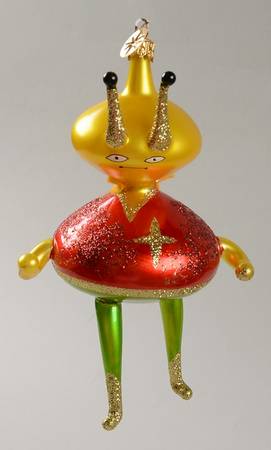 Italian Flair Ornaments Space Buddies-Yellow Head - No Box