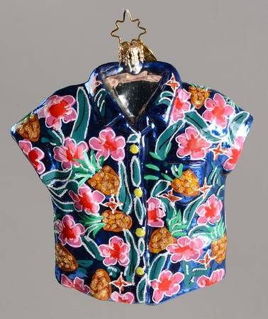 Surf & Sun-Shirts Ornament Aloha Shirt-Pineapple - No Box