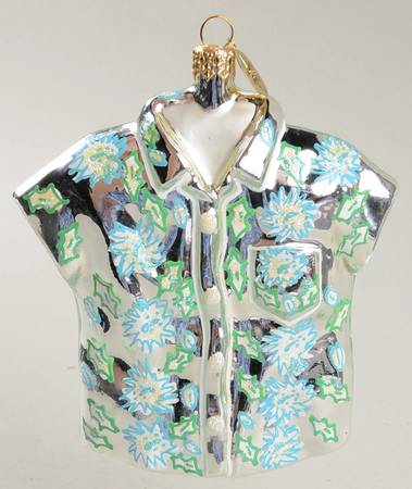 Surf & Sun-Shirts Ornament Aloha Shirt-Silver/Floral - No Box