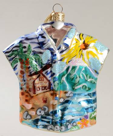 Surf & Sun-Shirts Ornament Aloha Shirt-Beach - No Box