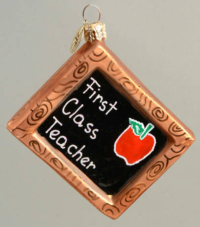School Days Ornament First Class Teacher - No Box
