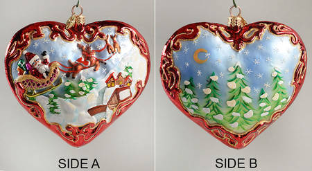 Heart (Shaped) Ornaments Heartland Sleighride - No Box