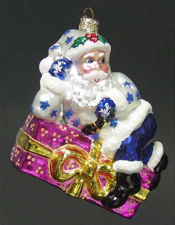 Santa's Pastimes-Recreations Presently Resting-Blue - No Box