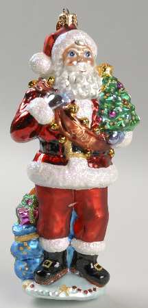 2001 Dated Ornaments Santa's Banner Year - No Box