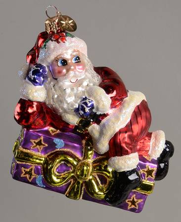 Santa's Pastimes-Recreations Presently Resting-Red - No Box