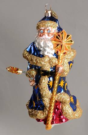 Santas Galaxy Santa-Blue - With Box Bx665