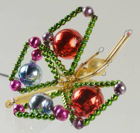 Beaded Butterfly Brights-Green - No Box