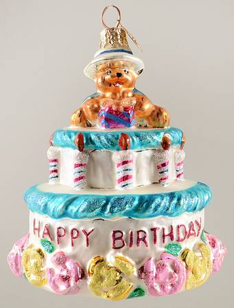 Baby Celebration Ornaments Cubcake - No Box