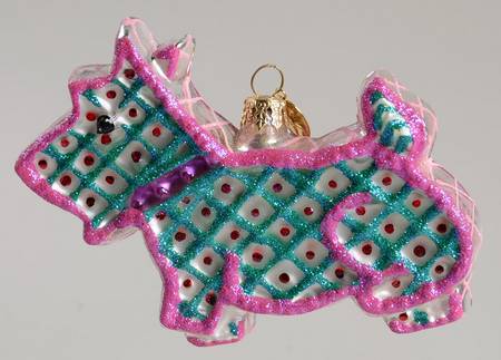 Food & Drink Scottie Nibblers-Pink/White - No Box