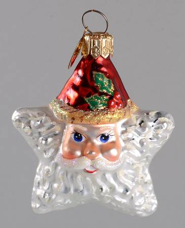 Santa-Heads Shine On Santa Gem-Red - No Box