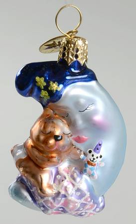 Baby Celebration Ornaments Snuggle Bear Gem - No Box