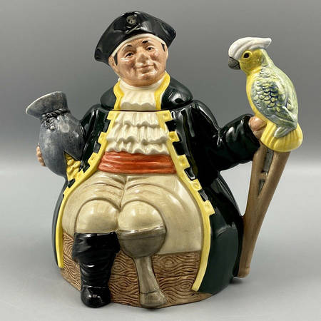 Character Jug Teapots Long John Silver - With Box