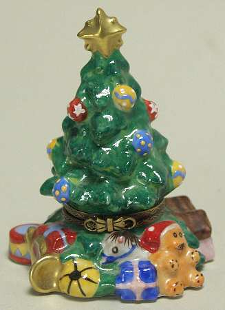Christmas Limoges Box Christmas Tree - With Box