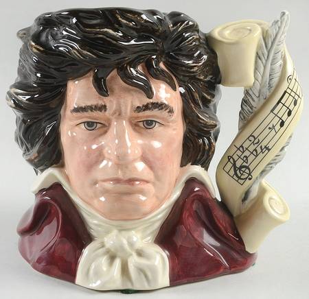 Great Composers Character Jugs Beethoven - No Box