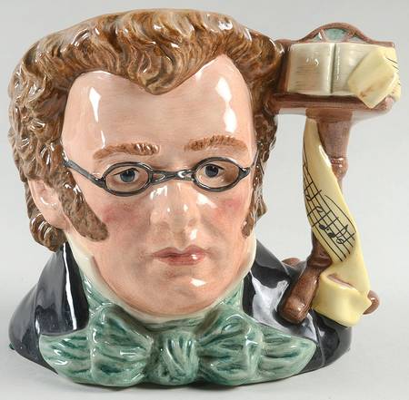 Great Composers Character Jugs Schubert - No Box