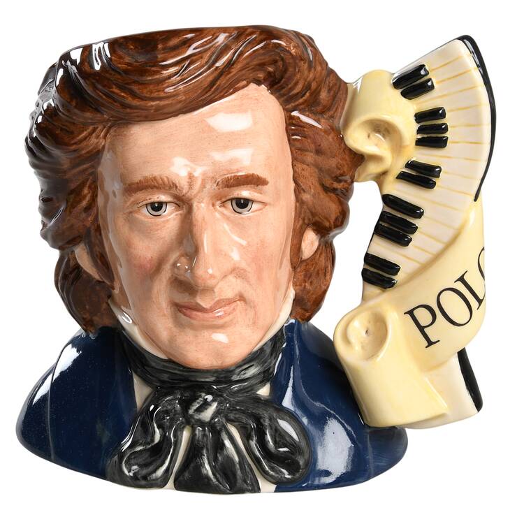 Great Composers Character Jugs Chopin - No Box