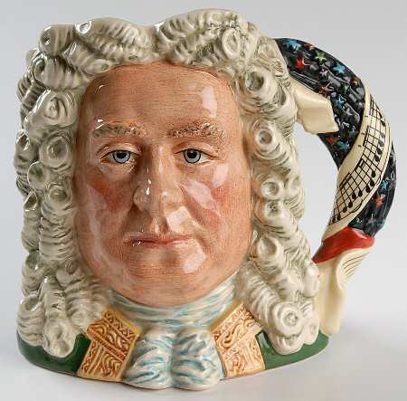 Great Composers Character Jugs Handel - Boxed