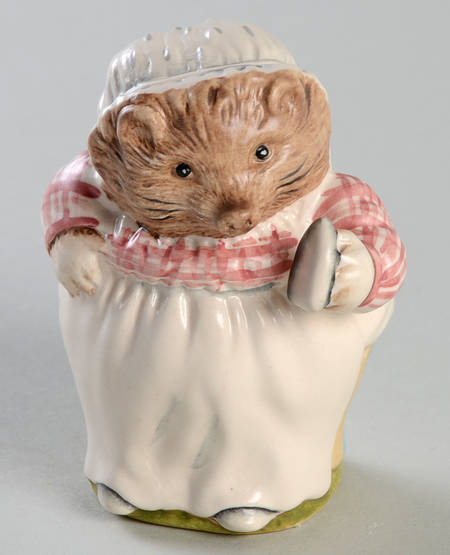 Beatrix Potter Backstamp 11 Mrs Tiggy-Winkle-Satin Finish - Boxed