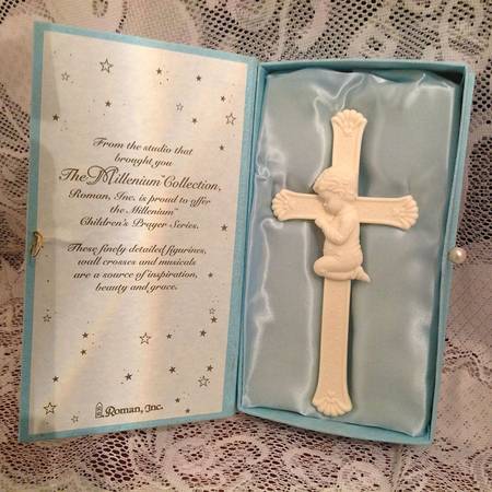 Millennium Children's Prayer-Figurine Kneeling Boy - With Box