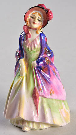 Miniature Figurines Paisley Shawl - No Box